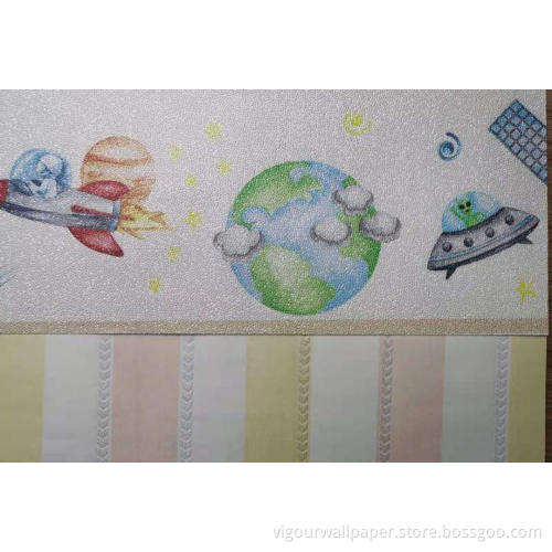kids design wall strip design wallpaper lable wallpaper